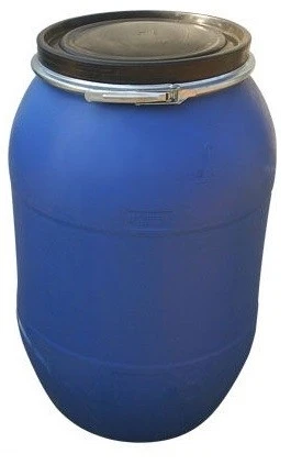 Bombona 200L com tampa removível e aro de pressão