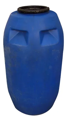 Bombona 240L com tampa removível (cor azul)